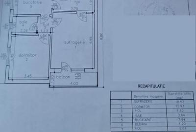 Apartament cu 2 camere decomandat în Central - 6
