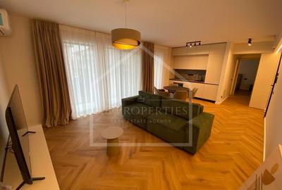 Apartament cu 2 camere semidecomandat, mobilat în Băneasa