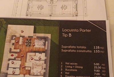 FARA COMISIOANE casa cu 4 camere 2 bai PARTER + pod placa camera teh beci terasa - 3