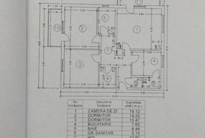 Apartament cu 3 camere decomandat în Vest