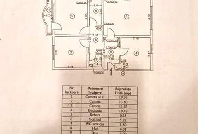 Apartament cu 3 camere decomandat, mobilat în Nerva Traian - 8