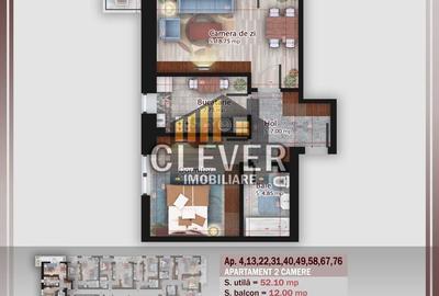 Apartament cu 2 camere decomandat în Theodor Pallady - 5