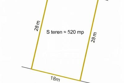 Teren Construcții intravilan de 520 mp, în Lipovei - 1