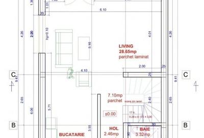 Casa individuala cu 4 camere -95 mp utili- Mosnita - 3