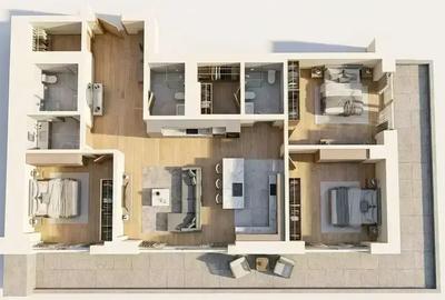Apartament cu 4 camere semidecomandat în Unirii - 6