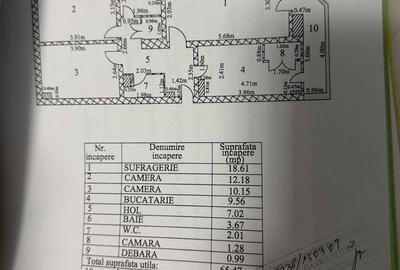 Apartament cu 3 camere decomandat în Ultimul leu - 3
