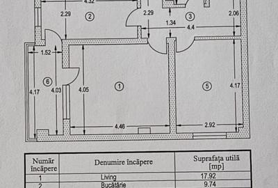 Apartament cu 2 camere decomandat în Nord - 17