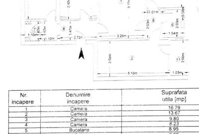 Apartament 4 camere, 2 bai, 2 balcoane, 77.93mp total - 6