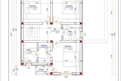 Casă cu 4 camere în Central - 3