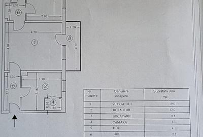 Apartament cu 2 camere semidecomandat în Paltiniș - 1