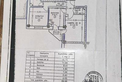 Apartament cu 2 camere decomandat în Central - 1
