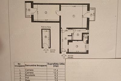 Apartament cu 2 camere semidecomandat în Mihail Kogălniceanu - 4