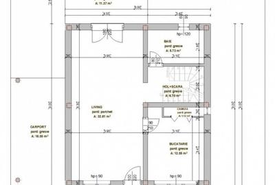 Casa 4 camere 130mp + 500mp teren zona - 4