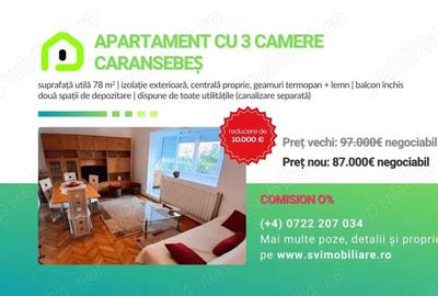 Apartament cu 3 camere decomandat în Central - 7