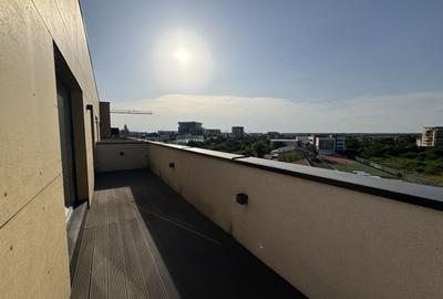 Penthouse cu 3 camere decomandat, mobilat în Pipera - 17