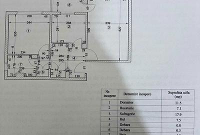 Apartament cu 2 camere decomandat în Rovine - 6