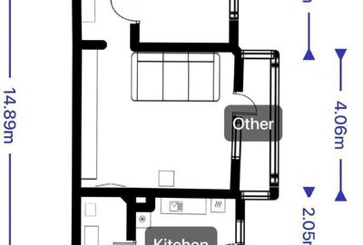 Apartament cu 2 camere semidecomandat în Someș - 19