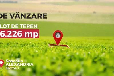 Teren cu autorizatie de constructie, 6226 mp, Soseaua Alexandriei, Sectorul 5