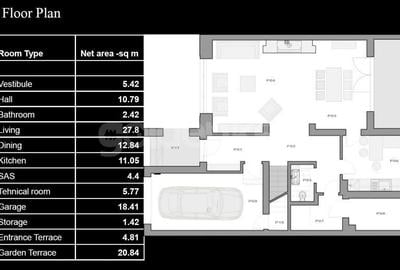 Vila moderna nemobilata cu 4 camere | Oxford Gardens - 17