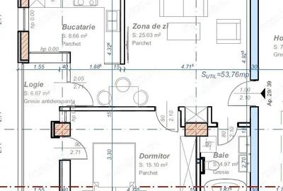 Apartament cu 2 camere semidecomandat în Aradului - 1