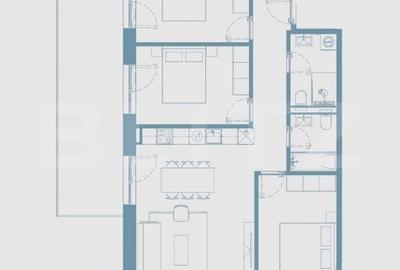 Apartament cu 4 camere semidecomandat în Semicentral - 2