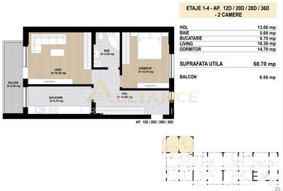 Apartament cu 2 camere decomandat în Metalurgiei - 5