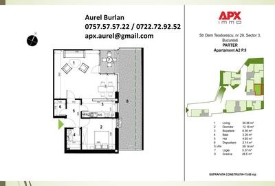 Apartament cu 5 camere decomandat în P-ța Alba Iulia - 1