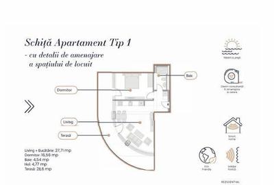 Apartament cu 2 camere în Central - 7