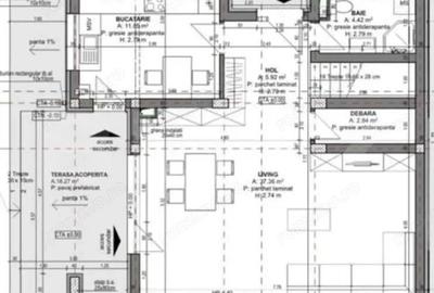 Casa individuala semifinisata, 5 camere, terasa circulabila, zona Luna de sus - 4