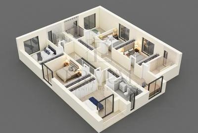 Duplex modern - toate utilitatile - asfalt - terasa 20 mp - 3