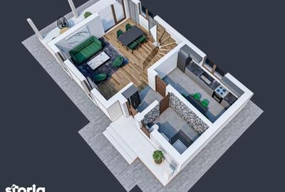 Casă cu 3 camere cu Teren 350 Mp în Miroslava - 10