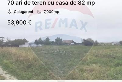Teren de 7000 mp, în Călugăreni - 6