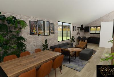 Casa individuala 1 nivel, teren 900 mp, 107 mp utili, 4 cam, com. Jucu - 3