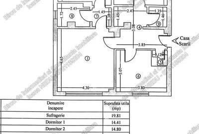 ►Cora Bratianu 3 Camere Decomandate 77m² Mobilat Utilat Izolat Centrala  pe Gaze - 18