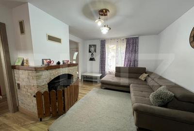 Casa de lemn autentica, 4 camere + incalzire cu ?emineu