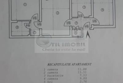 Apartament 3 camere, model SD - 58 mp, etaj 1 - Bvd Nicolae Iorga - 12