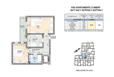 Apartament cu 2 camere decomandat în Ghimbav - 2