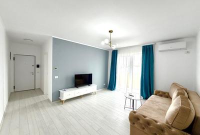 Apartament cu 2 camere semidecomandat, mobilat în Giroc