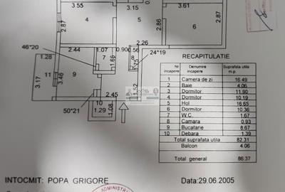 Apartament cu 4 camere decomandat în Străoane - 3