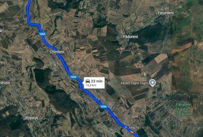 Teren intravilan 2368 mp Sat Vechea,Com.Chinteni,16 km de Auchan Iris. - 2
