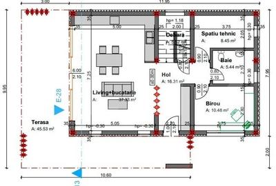 Oferta! Casa semifinisata, cu priveliste, 750 mp teren, Salicea Oferta! Casa semifinisata, cu priveliste, 750 mp teren, Salicea - 7