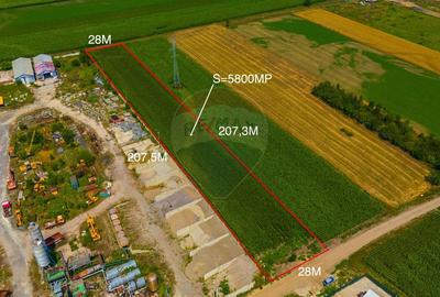 Teren 5,800mp Brasov /Calea Feldioarei/ Investitie industriala - 2
