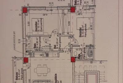 Vand apartament 3 camere, 1 mai, 85mp, 2019, lift - 7