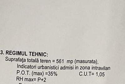 Teren de 561 mp, în Central - 3