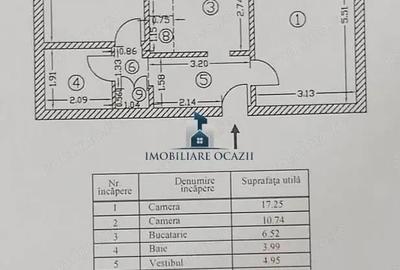 Apartament cu 2 camere decomandat în Apărătorii Patriei