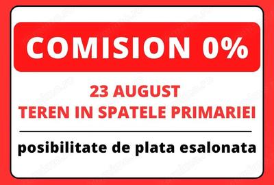 Teren de 1480 mp, în 23 August - 1