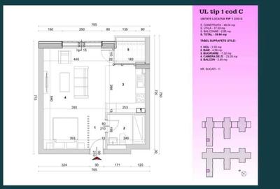 Apartament cu 2 camere semidecomandat în Obor - 8