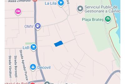 48.500 euro, NEGOCIABIL, 1.100 mp, teren intravilan, Bariera Traian - 1