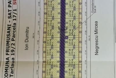 Teren Construcții intravilan de 518 mp, în Frumușani - 1