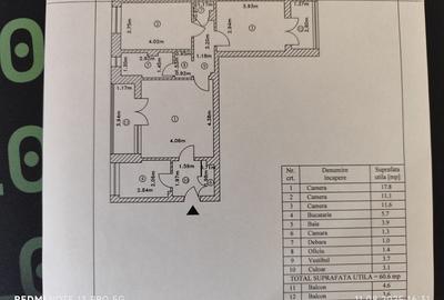 Apartament 3 camere- 69mp- Pajura- acte gata - 8